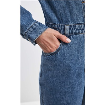 Комбинезон джинс F412-14152 middle blue