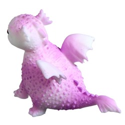 Мялка «Дракоша» с пастой, цвета МИКС