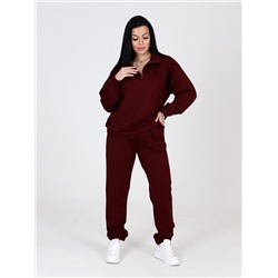 Женский спортивный костюм 2301 бордовый