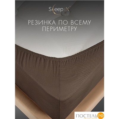 SleepiX ЮКО т.кор Простыня на резинке 180х200+25, 1пр., модал/бамбук