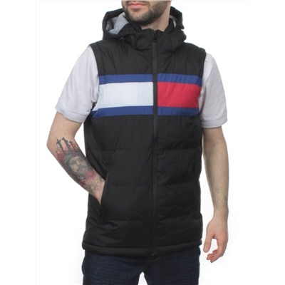 2113 BLACK Жилет мужской (100 гр. синтепон)