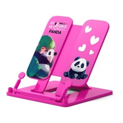 Подставка для книг пластиковая Panda Hugs розовый 63533 ErichKrause