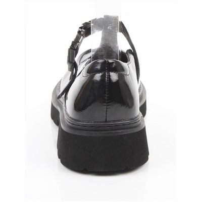 06-DLG06-2 BLACK Туфли женские (натуральная кожа)