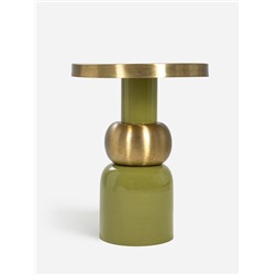 Столик кофейный «Авокадо», 40×40×53 см, с золотой сферой