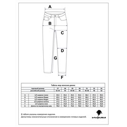 Джинсы утепл P022-0140-22W black