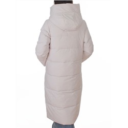A8356 BEIGE Пальто зимнее женское (200 гр. холлофайбер)