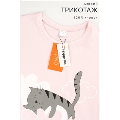 Туника оверсайз для девочки Happyfox