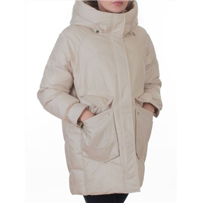 EB2819 LIGHT BEIGE Куртка зимняя женская (200 гр. холлофайбер)
