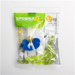 Соска - пустышка латексная классическая Крошка Я «Вишенка», от 0 мес., цвет МИКС