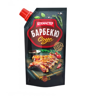 Соус КУХМАСТЕР  "Барбекю", 260 г (дой-пак)