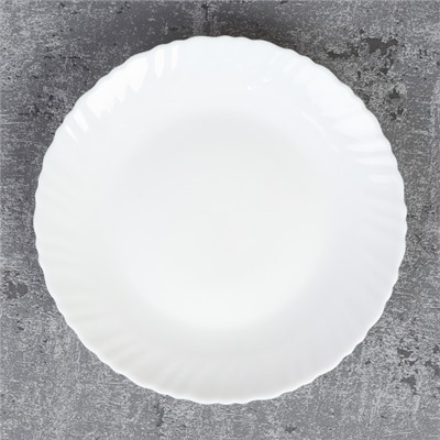 Набор тарелок 4 штуки 190 мм  Классика ИНЬ ЯНЬ / LHP-75XN (WHITE )/BNHP75T