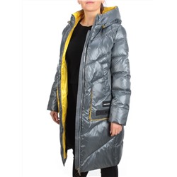 YM 2119 GRAY/BLUE Куртка зимняя женская MAYYIYA (200 гр. холлофайбера)