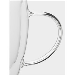 Набор кружек с двойными стенками Magistro Doppio vetro, 350 мл, 2 шт., 13×11 см, стекло, прозрачный