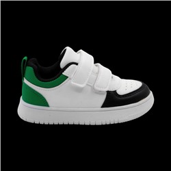 Кроссовки В82-7 бело зеленые