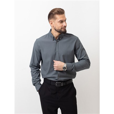 005J Мужская рубашка JenTa зеленая