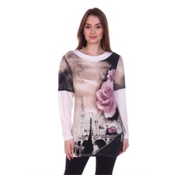 249 Туника "Сиреневая роза"