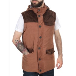 J830111 TAUPE/CAMEL  Куртка-жилет мужская зимняя NEW B BEK (150 гр. холлофайбер)