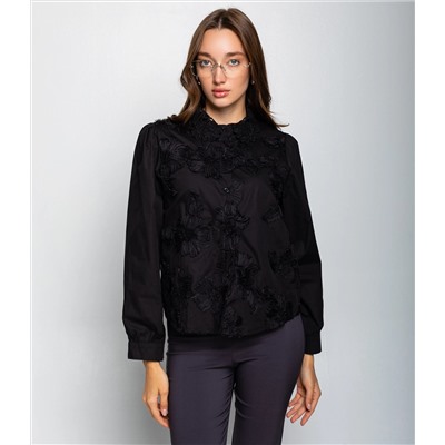 Блуза #КТ3018 (1), чёрный