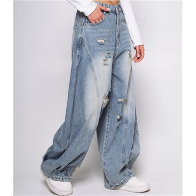 Джинсы #КТ3953 (1), голубой