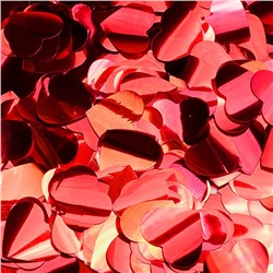Пневмохлопушка CM001 "Рубиновая Любовь" / Ruby Love (красные сердца, фольга) 30см