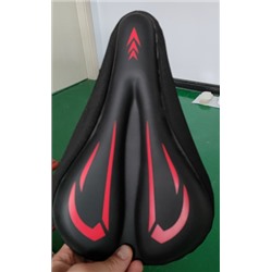 Чехол на велосипедное седло 28х18х3 см. COMIRON SALZACH. Материал: Silicone-Sponge-PU leather. С затяжкой. Черный /уп 50/