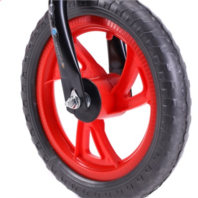 Беговел 12" COMIRON Flight / R0044 / уп 6 / Цвет: красный-желтый/ КРАТНО УПАКОВКЕ 6 ШТ.