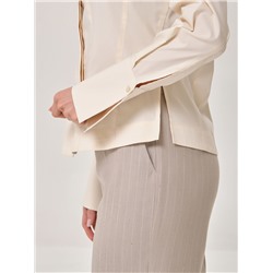 Блузка с длинными рукавами в цвете экрю