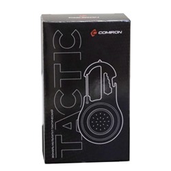 Фонарь мультитул тактический COMIRON TACTIC корпус CNC алюминий T6, IPX5; свет 20xCOB аккум 500 mAh USB Type-C отвёртки, гаечный ключ карабин /уп 120/