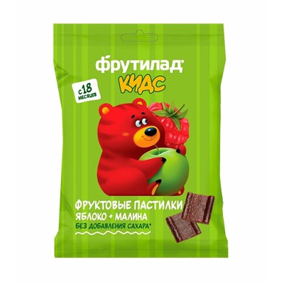 Фруктовые пастилки "Яблоко-Малина", 30 г
