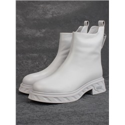 04-M3-2220 GRAY Ботинки зимние женские (натуральная кожа, натуральный мех)