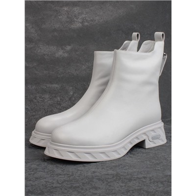 04-M3-2220 GRAY Ботинки зимние женские (натуральная кожа, натуральный мех)