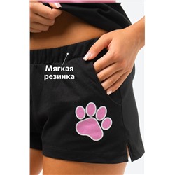 Женская хлопковая пижама с шортами Happyfox