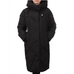 8825 BLACK Пальто зимнее женское (200 гр. холлофайбер)