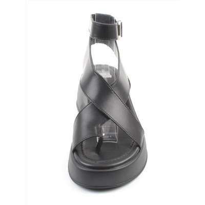08-XT148-011 BLACK Босоножки женские (натуральная кожа)
