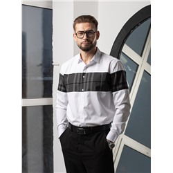 011J Мужская рубашка JenTa белый