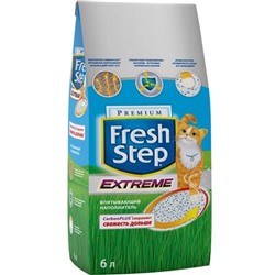 Fresh Step наполнитель впитывающий тройной контроль запахов д/кошек (3,17 кг)