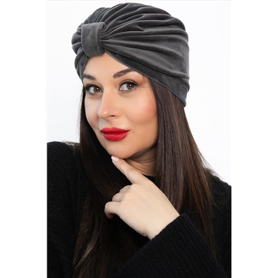 Чалма с бантом (серая) ЧБ8-23М