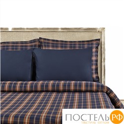 Пододеяльник EDWARD SIGNATURE 100 % хлопок, "тартан" (шотландка) deep blue (синий) 200х220 CASUAL AVENUE / Lappartement