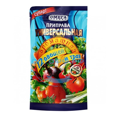 Приправа 150гр дойпак. Универсальная 12 овощей и трав (кор*40)