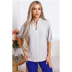 Блуза Люция (серая) Б15327-45М