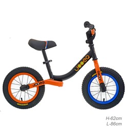Беговел 12" JOOEQ GT17O12 /уп 1/черно-оранжевый