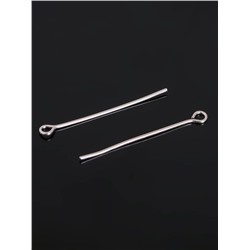 Штифт с петлёй СМ-1083, 3 см, 100 г, цвет серебро