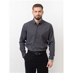 001J Мужская рубашка JenTa темно-серый