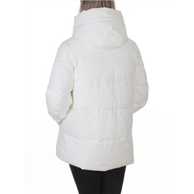 YR-6616 WHITE Куртка зимняя женская (150 гр. холлофайбер)