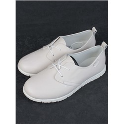 03-FDE16-1P BEIGE Полуботинки спортивные женские (натуральная кожа)