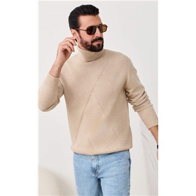 Водолазка F421-1528 beige