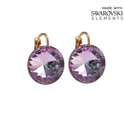 Серьги с кристаллами Swarovski