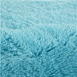 Плед пушистый Бирюзовый 2019A23 210/230