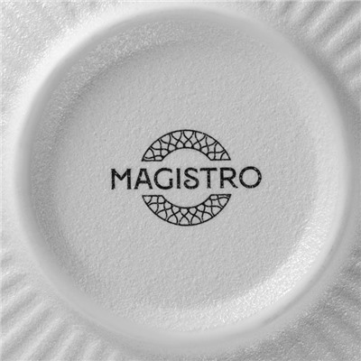 Миска Magistro Line, 350 мл, d=11.5 см, фарфор, белая