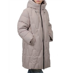 2411 BEIGE Пальто зимнее женское (200 гр. холлофайбер)